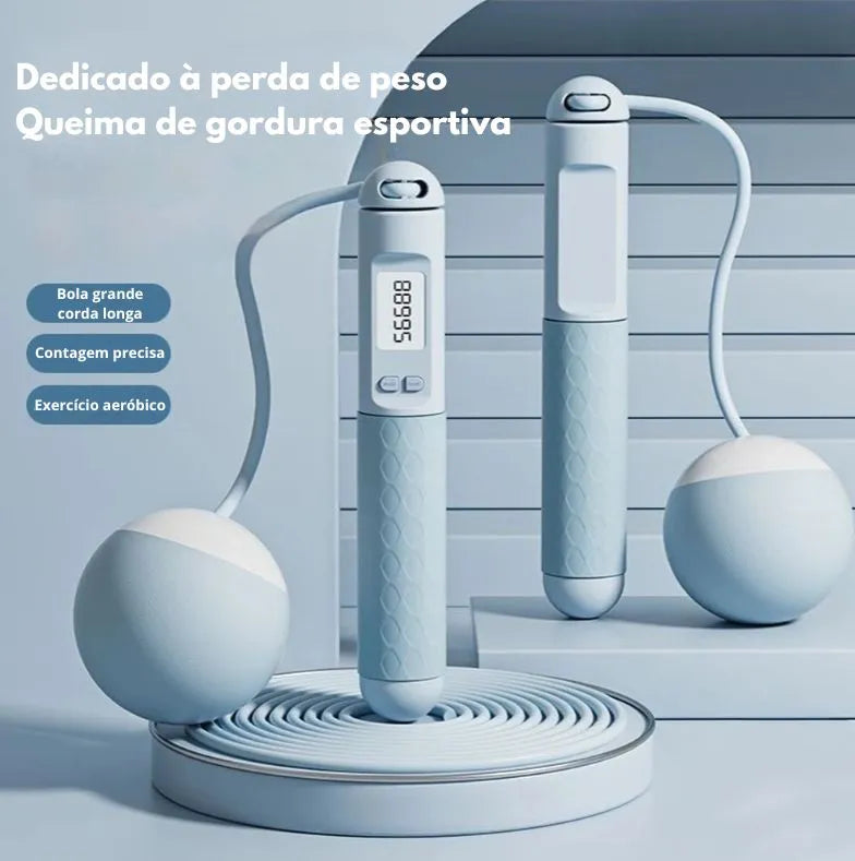 SmartJump Pro: Corda de Pular com Contador - Treino Inteligente para Fitness e Emagrecimento - SOULFITT