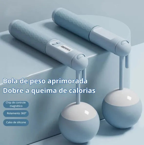 SmartJump Pro: Corda de Pular com Contador - Treino Inteligente para Fitness e Emagrecimento - SOULFITT