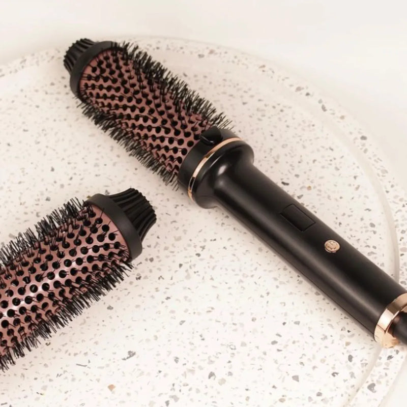 GlowLiss Pro - Escova térmica sem ar quente & silenciosa [Resultado de salão!] - SOULFITT