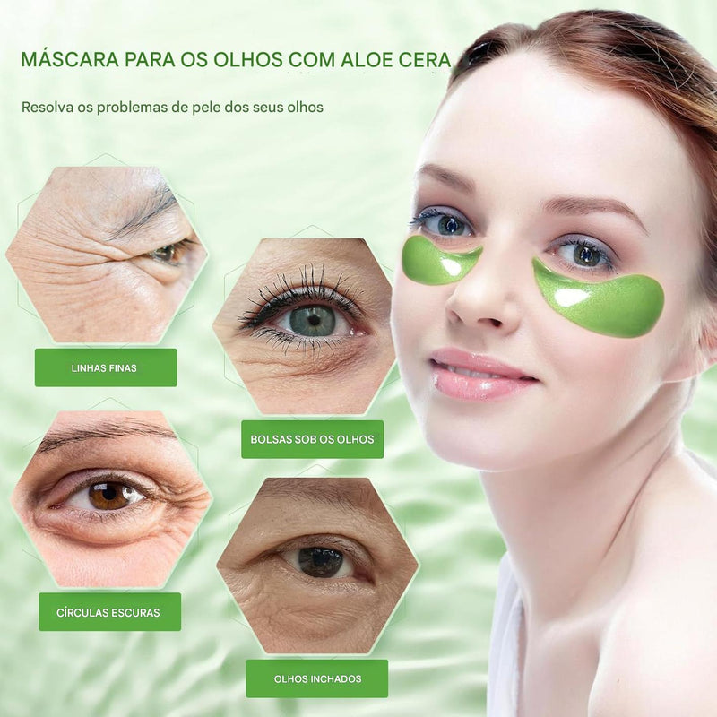 Renove Seu Olhar com a Máscara de Aloe Vera e Colágeno: 60 Máscaras para Um Olhar Radiante! - SOULFITT
