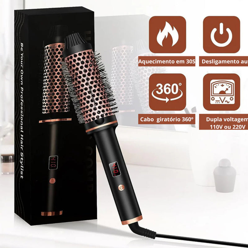 GlowLiss Pro - Escova térmica sem ar quente & silenciosa [Resultado de salão!] - SOULFITT