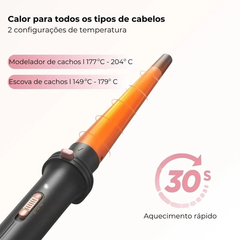 Wavytalk Pro 5 em 1 – O Segredo dos Cachos Profissionais em Casa + Brinde Exclusivo! - SOULFITT