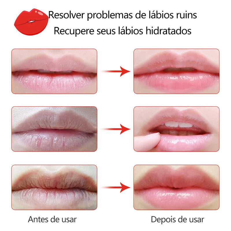 Máscara de Lip SERSANLOVE: 20 Máscaras para Lábios Hidratados, Suaves e Sem Linhas! - SOULFITT