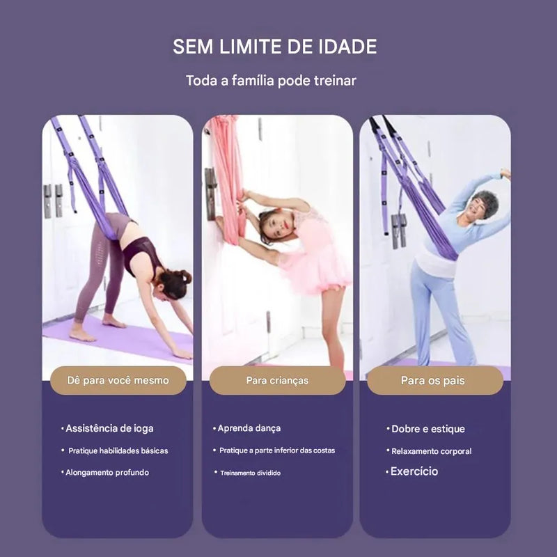 FlexiFly Yoga Strap – Mais Flexibilidade e Equilíbrio na Sua Prática - SOULFITT