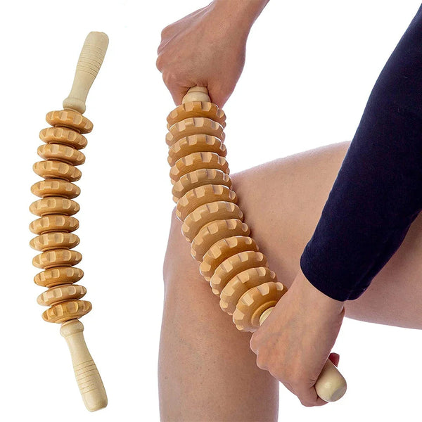 Renove Seu Corpo: A Ferramenta de Massagem de Madeira Curvada para Alívio Muscular e Pele Perfeita - SOULFITT